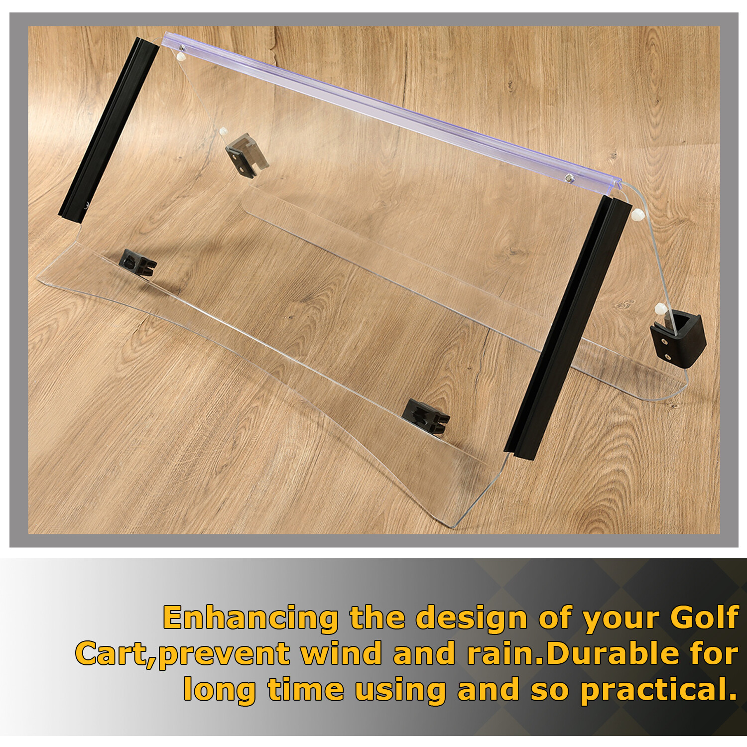 For EZGO TXT Clear Windshield For 2014- UP *New In Box Golf Cart Part*