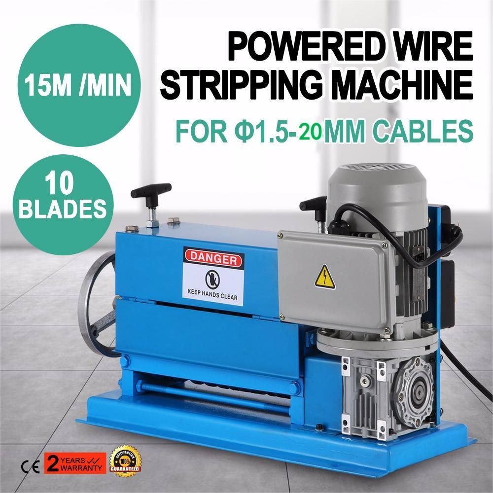 Automatic Scrap Cable Stripper Electric Wire Stripping Machine 0.06-0.8inch