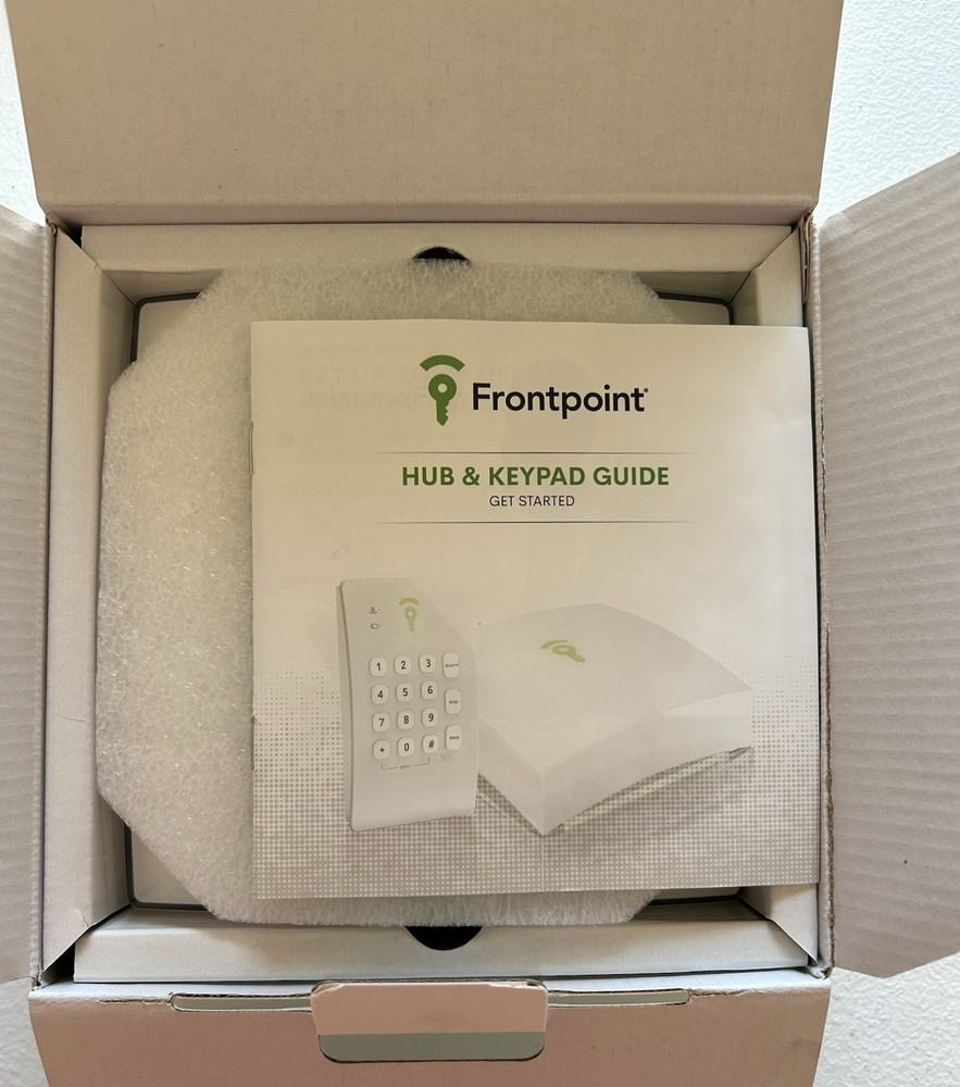 Frontpoint Security System Hub And Security Keypads Plus Other Sensors