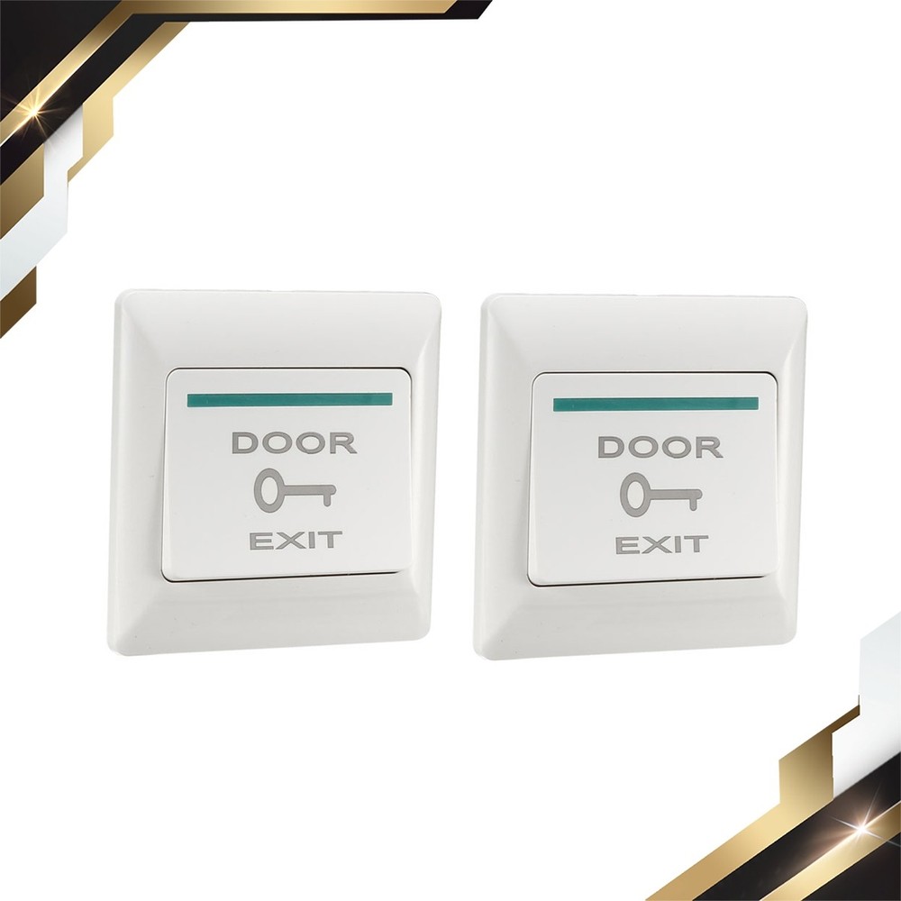 2 x Push to Exit Button Release NO/NC/COM Switch Panel Door Control 36V 3A