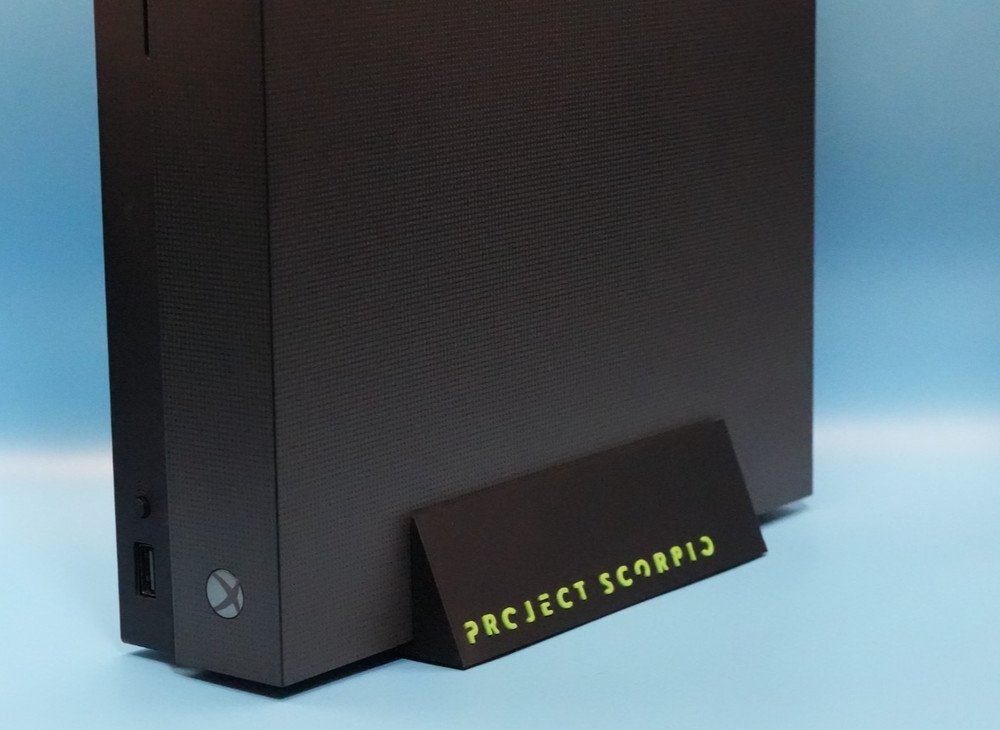 Xbox one X vertical stand Project scorpio 3D PRINTED