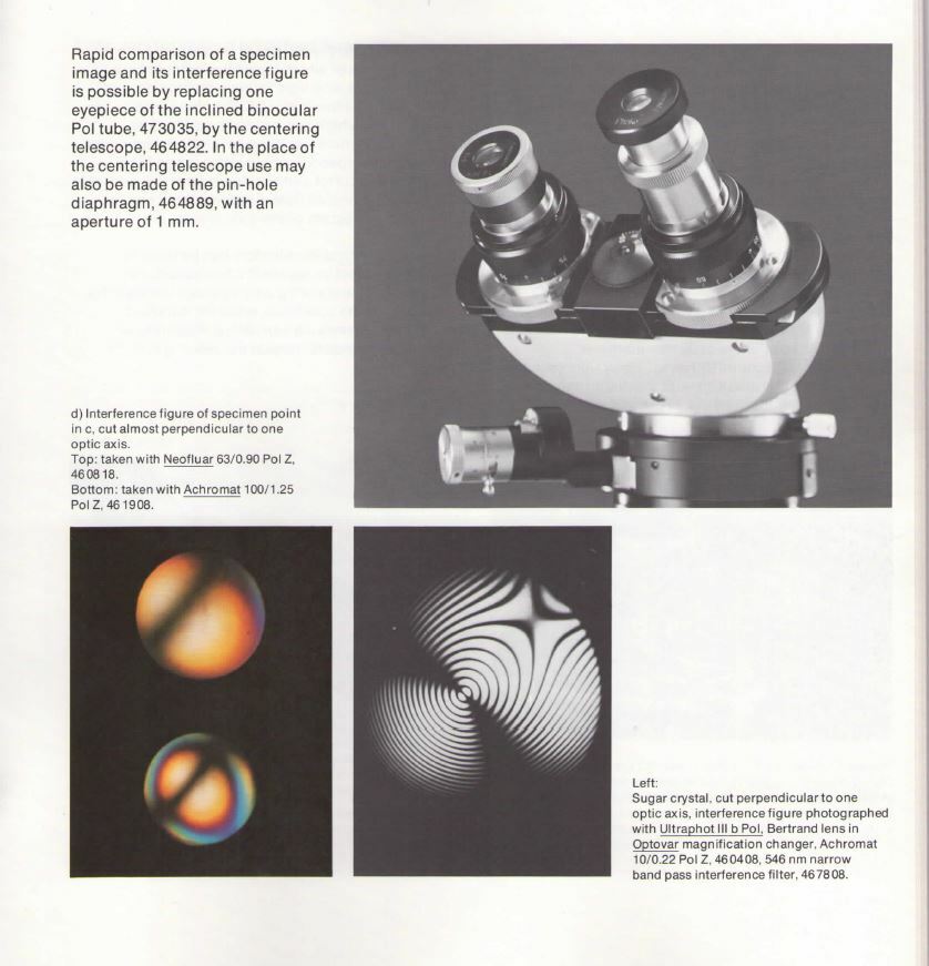 Zeiss Equipment for Polarizing Microscope Reflected & Transmitted Light on CD