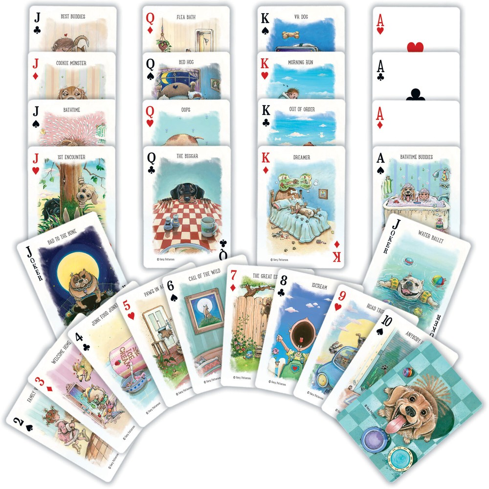MasterPieces - Dogs Playing Cards - 54 Card Deck