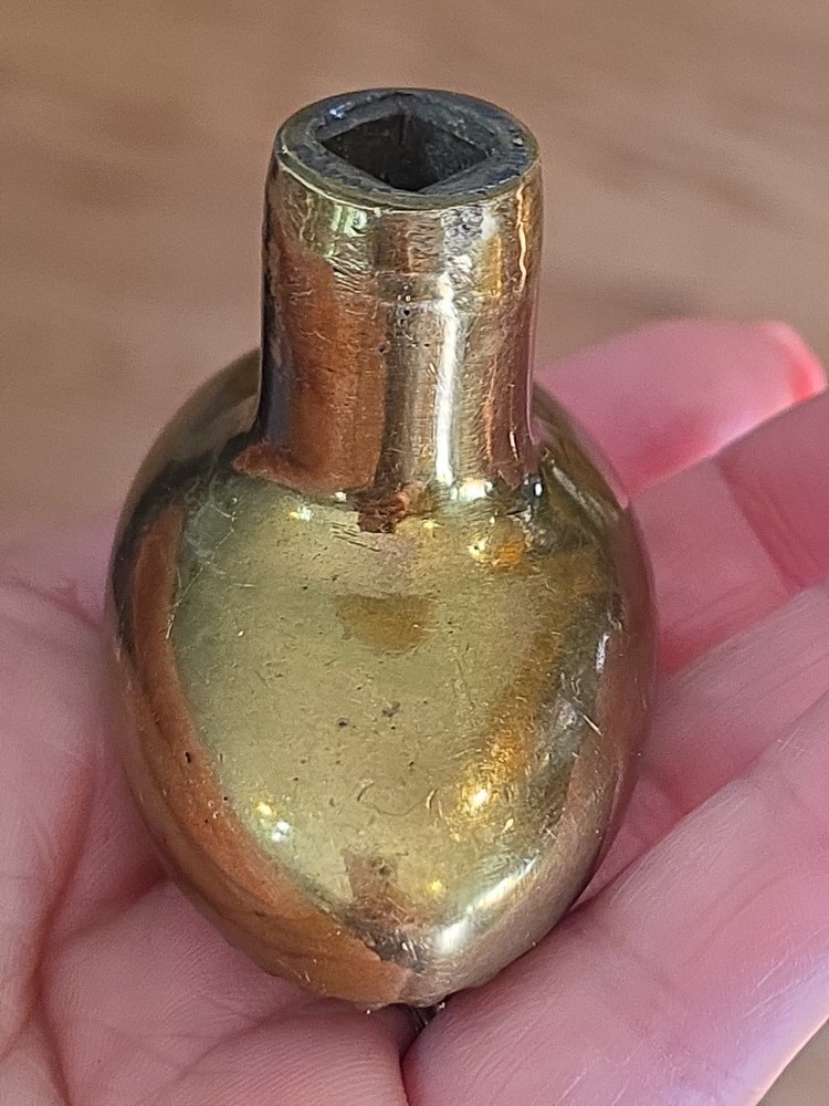 ANTIQUE AUTHENTIC RARE VICTORIAN SOLID BRASS FANCY CAST OVAL BRASS KNOB PULL