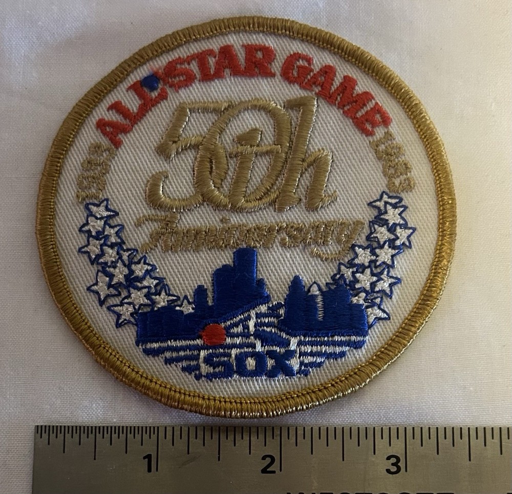 1983 White Sox 50th All Star Game Patch & Pin + 1985 Comiskey Park 75th Patch