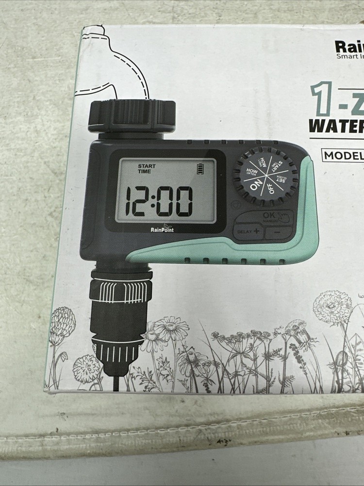 RAINPOINT Sprinkler Timer, Programmable Water Timer for Garden Hose ITV105NH