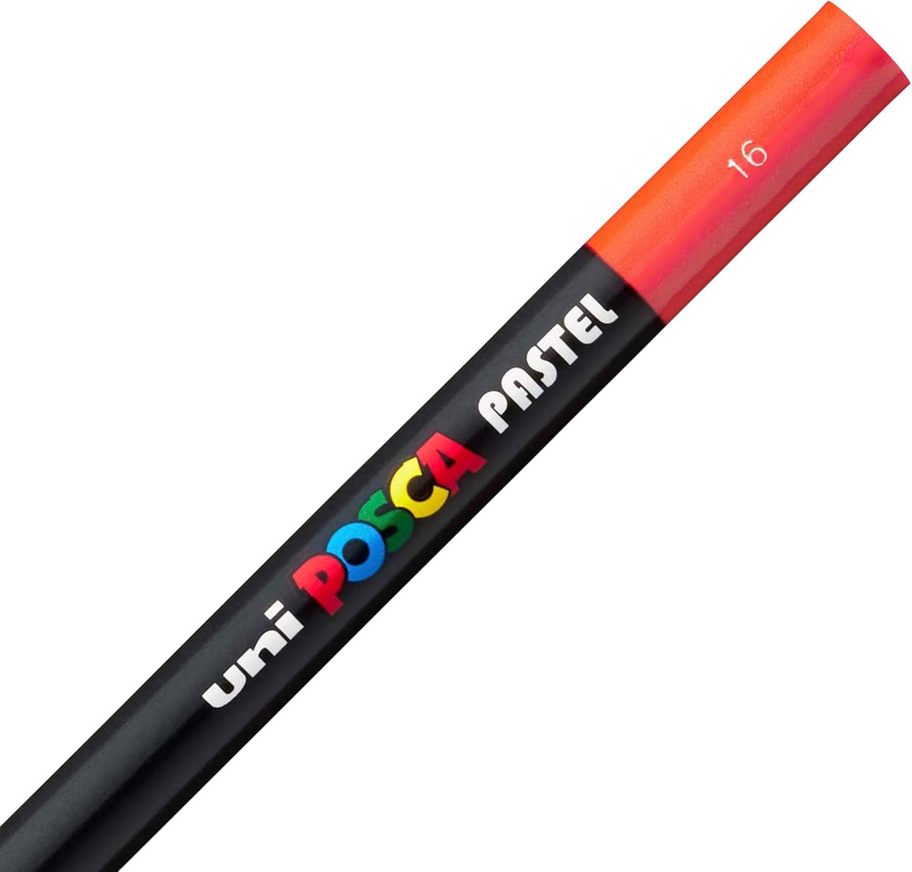 Uni Wax Pastels, Assorted Set, 24 Pack