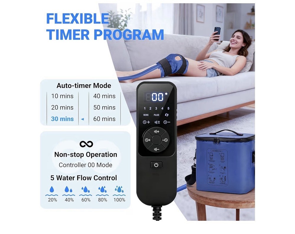 Cold Therapy Machine - Programmable Ice Therapy Machine, Cryotherapy Pain Relief