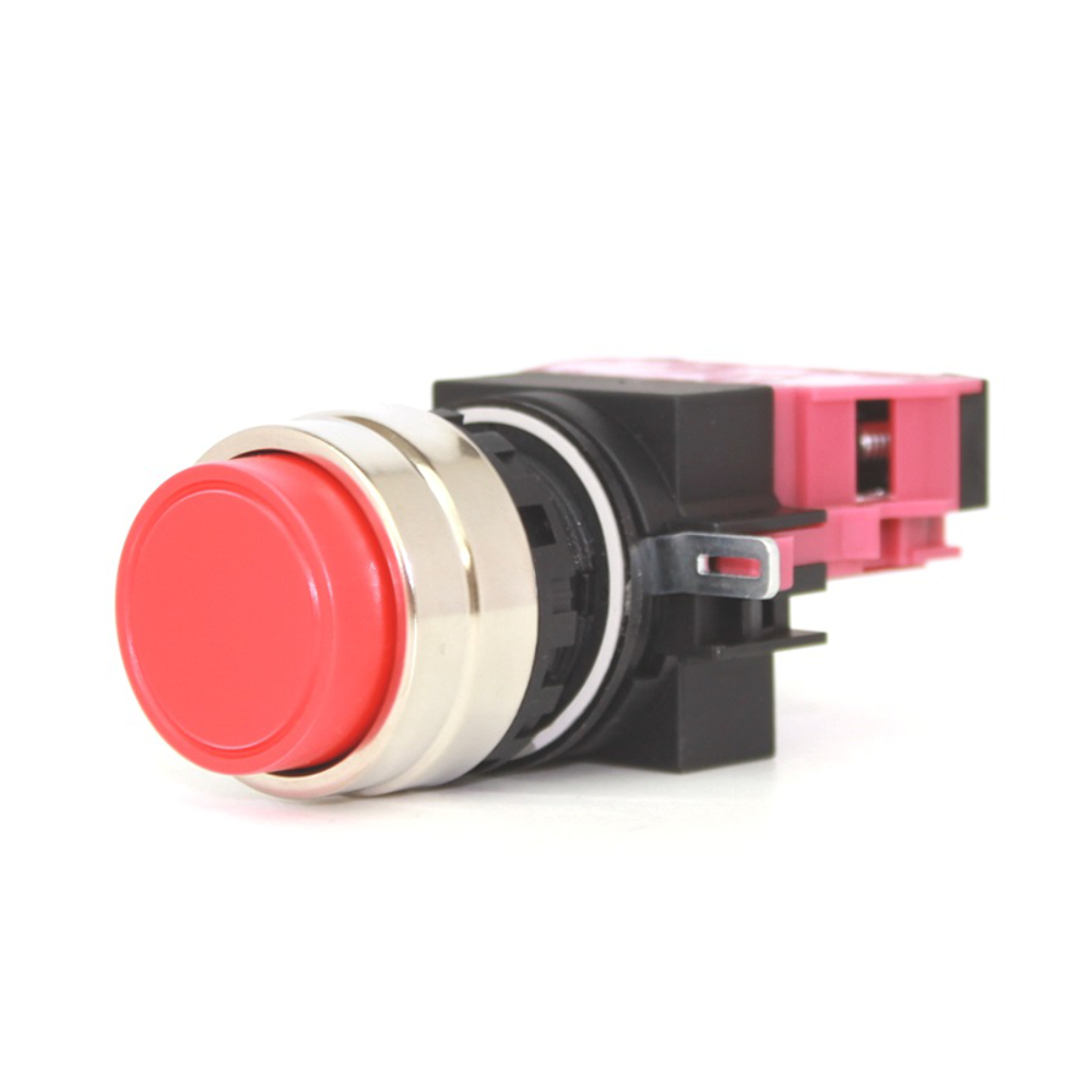 SWITCH ASSY, NORMALY CLOSED, EXTENDED BUTTON - RED