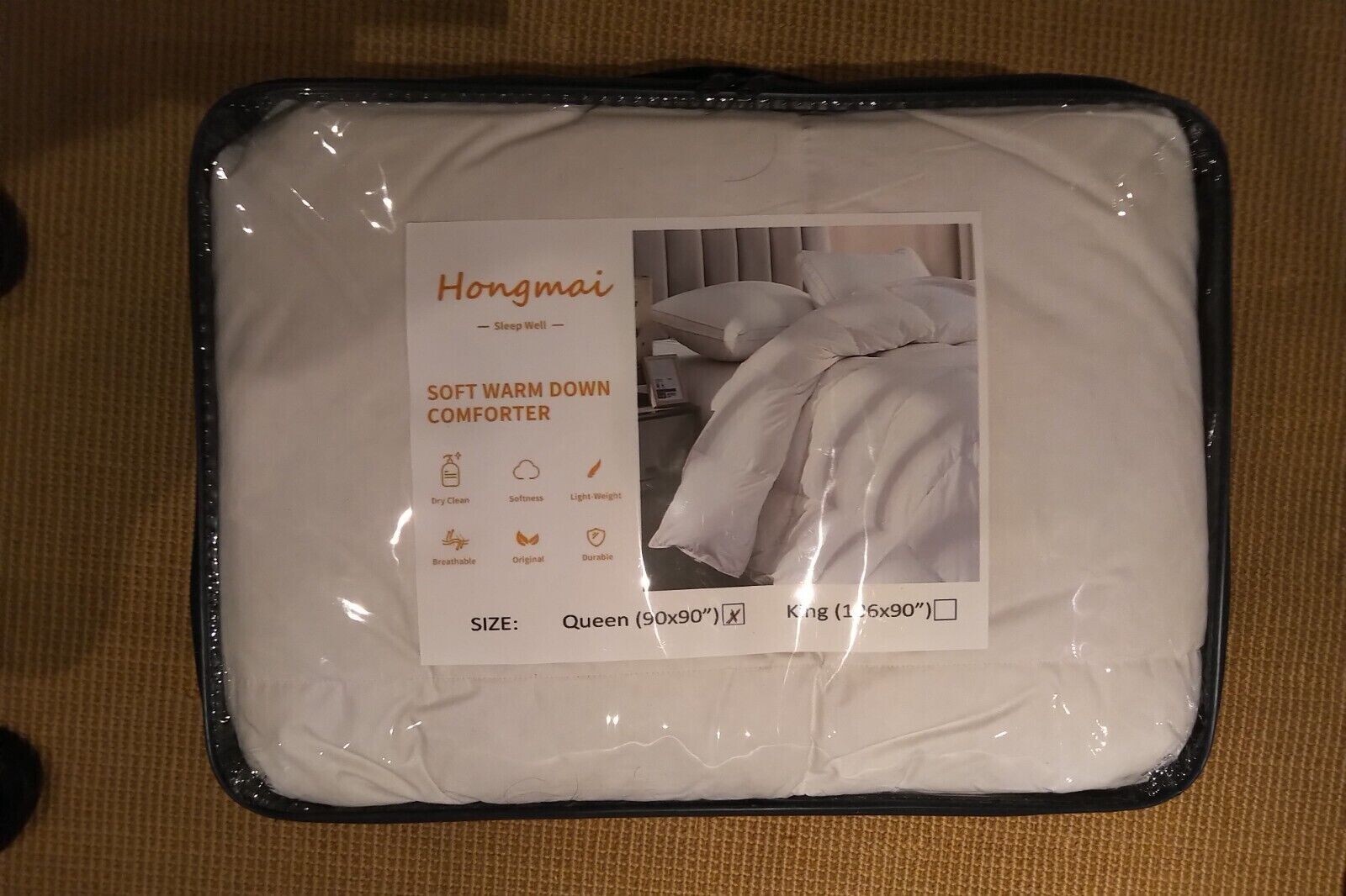 🔥 CLEARANCE🔥 Luxury 100% Duck Down Comforter Duvet Insert - QUEEN SIZE