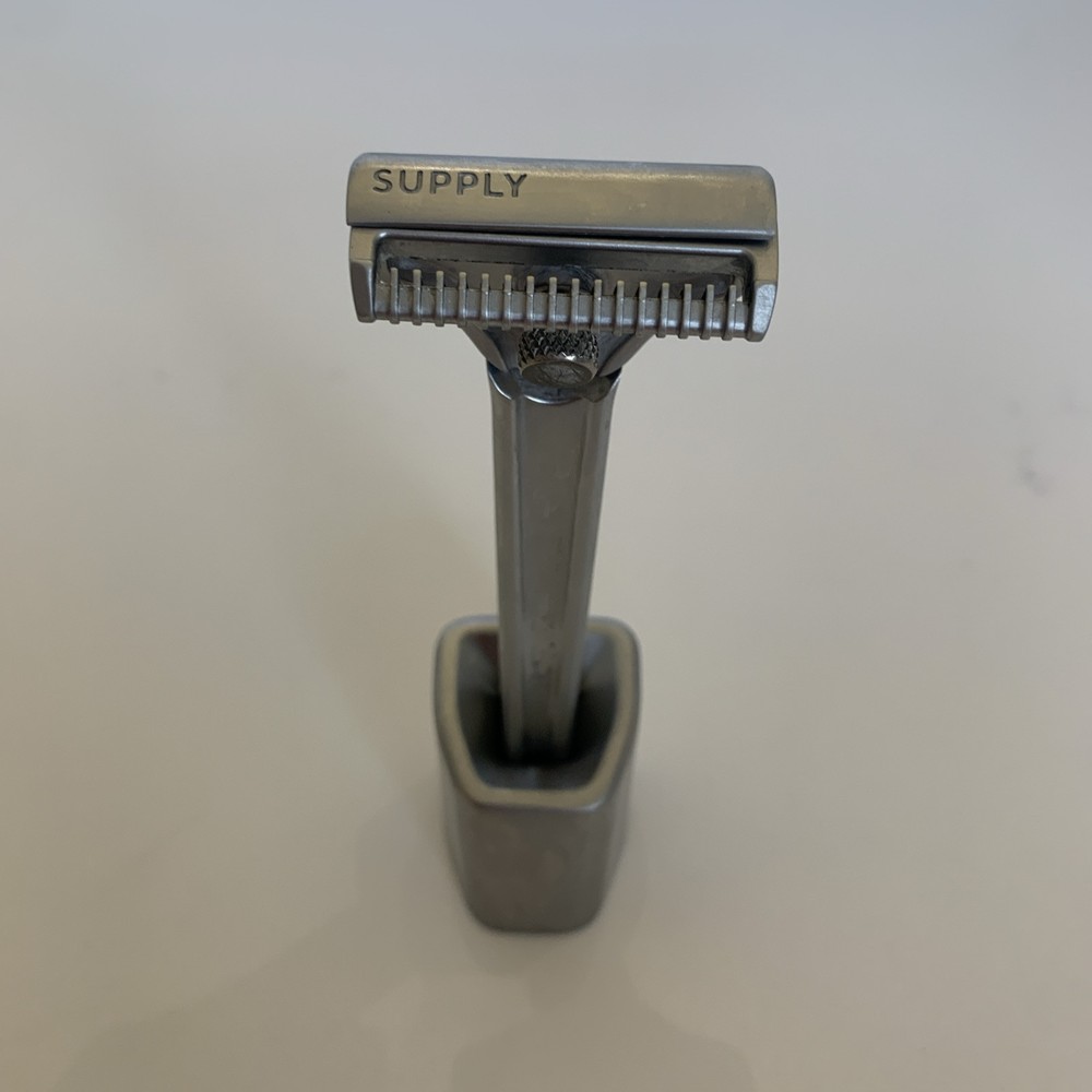 Supply Co Razor And Stand Used