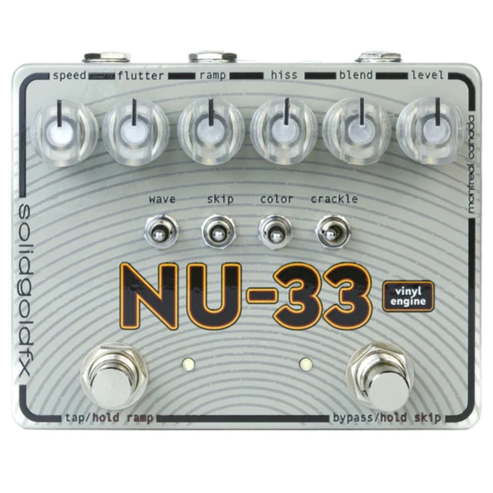 SolidGoldFX NU-33 Vinyl Engine Multi-Modulation Effects Pedal