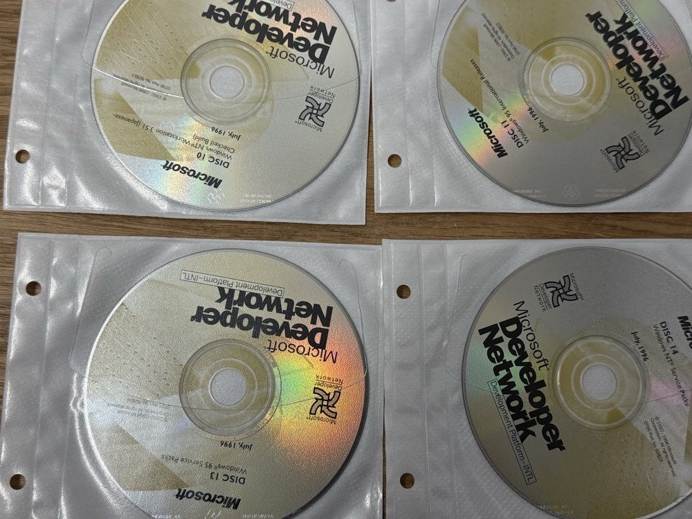 Microsoft Developer Network Office Test Platform INTL July 1996 15 Discs