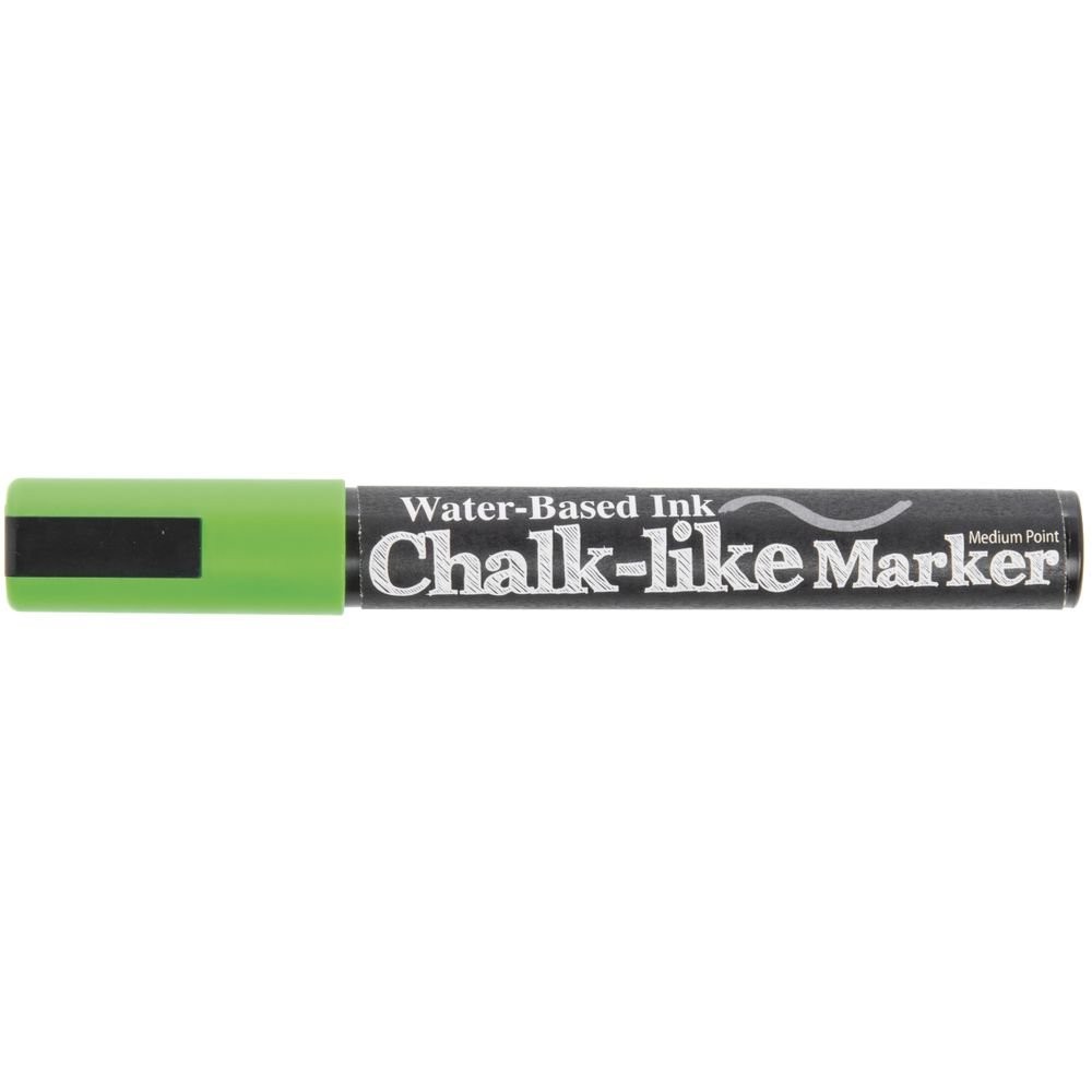 HUBERT® Light Green Medium Point Chalk-Like Marker