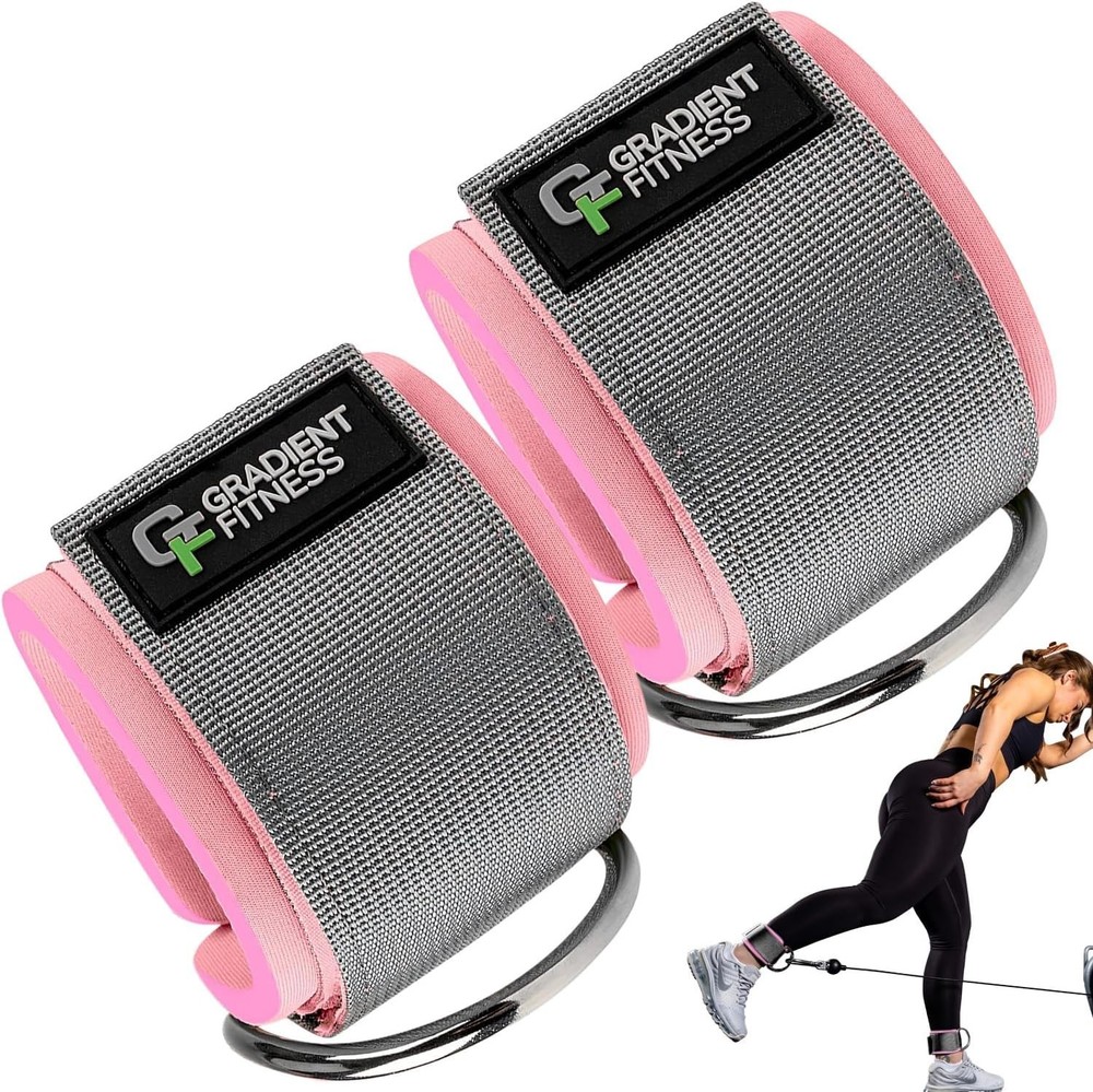 Ankle Straps 2 Pack | Ankle Strap for Cable Machine, Ankle Bands for Working ...
