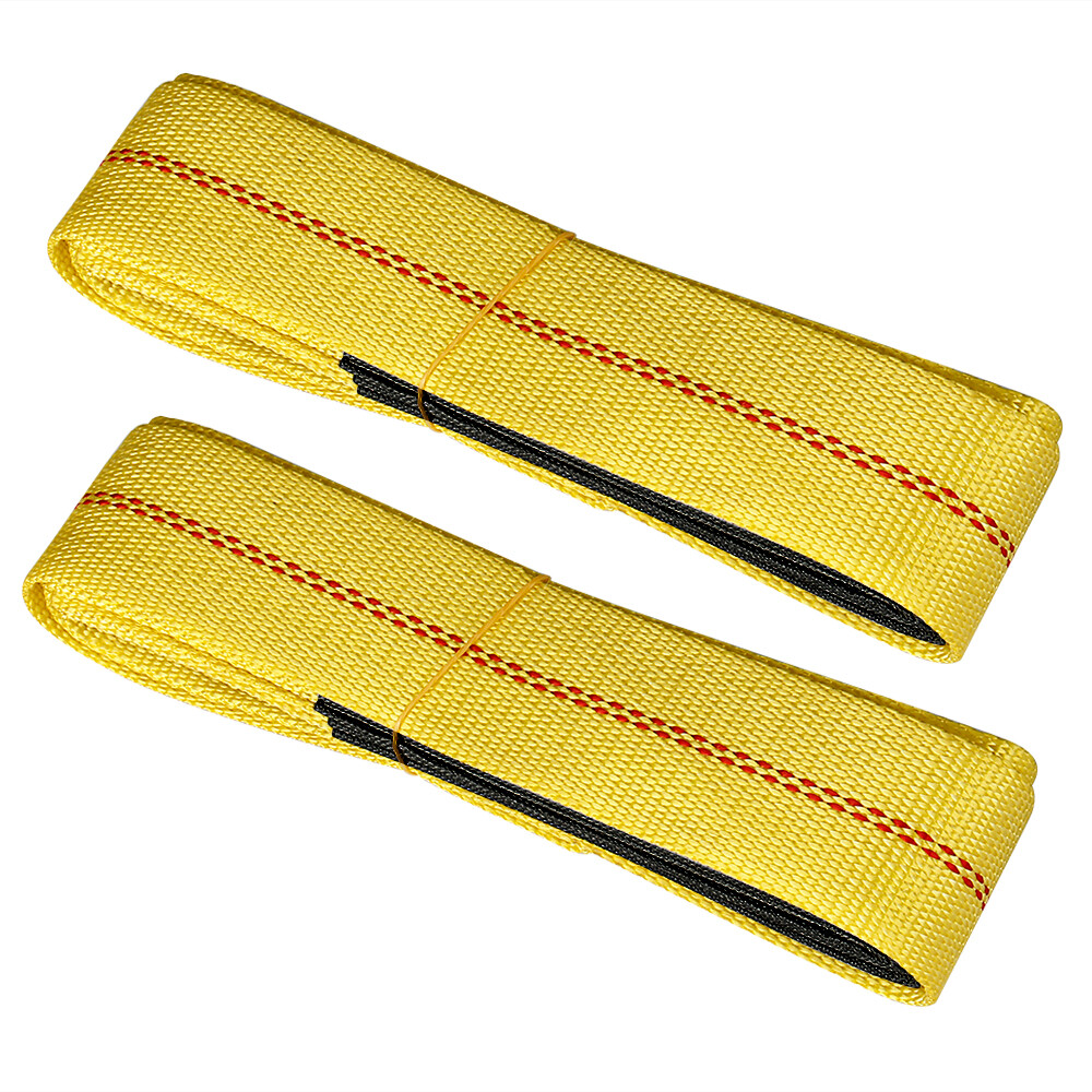 2" x 6’ Performance Engineered Cargo and Load Lift Sling Straps with Flat Loops