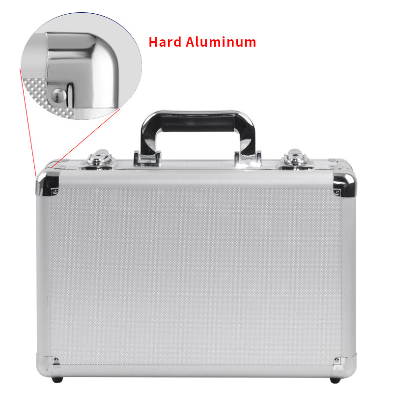 17in Aluminum Case with Customizable Pluck Foam Interior for Instruments Camera