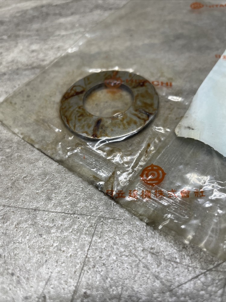 Genuine OEM Hitachi 4156642 Spring Disk Washer, New