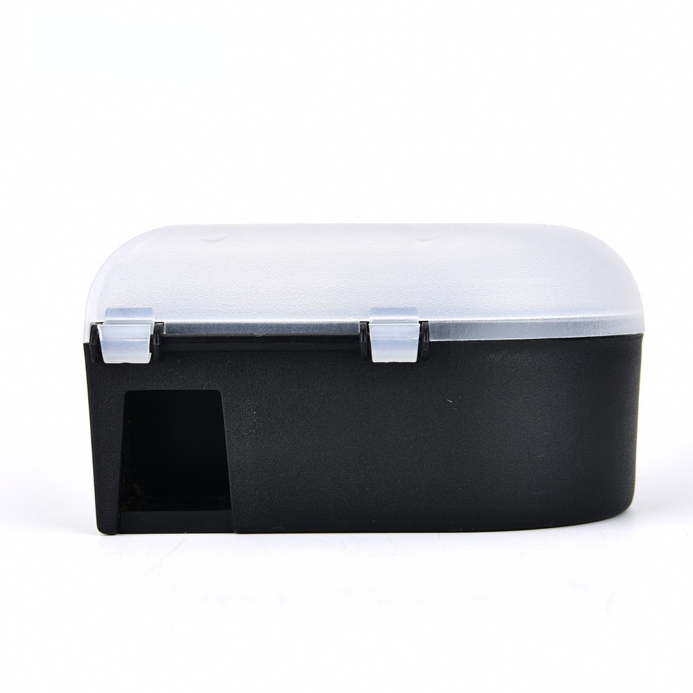 4-Pack Transparent Poison Bait Boxes for Pest Management
