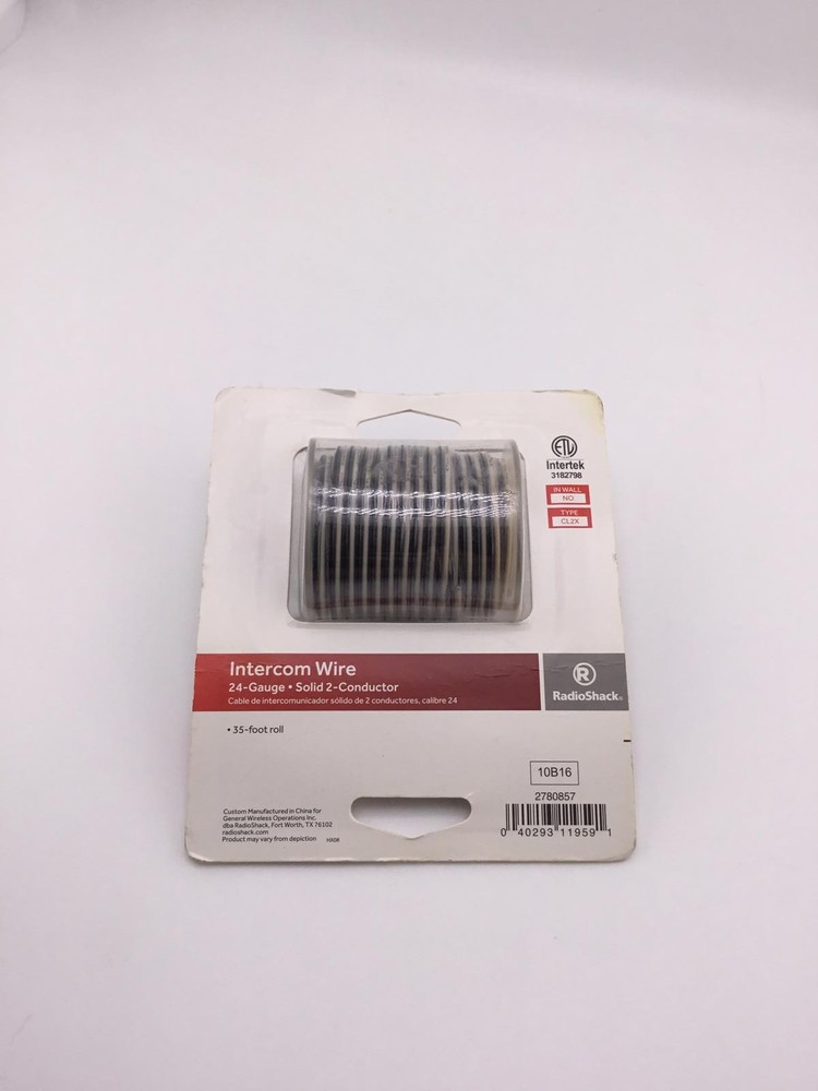RadioShack Intercom Wire 24-Gauge Solid 2-Conductor CL2X