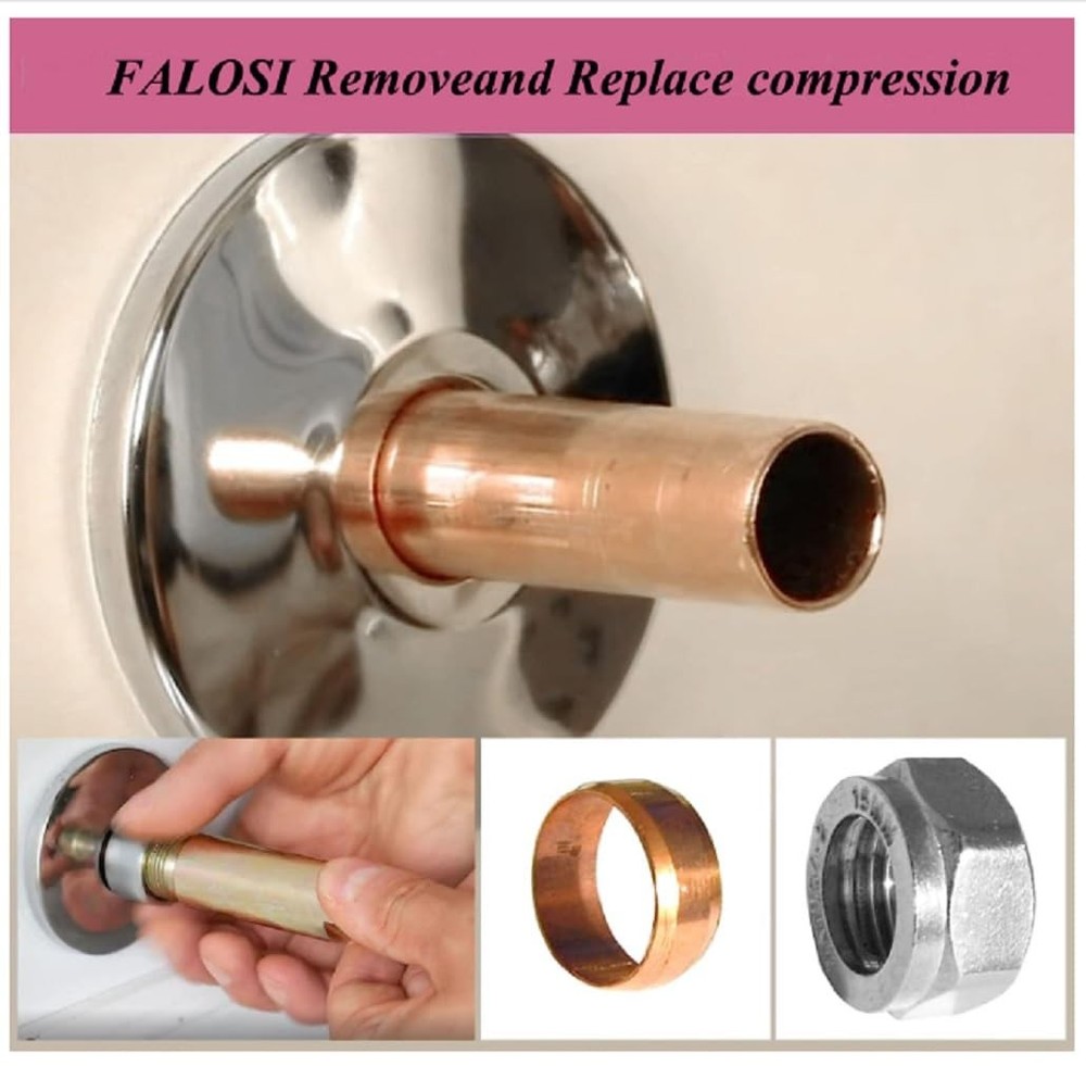 Compression Sleeve Puller Tool Remove Nut & Ferrule Of Pipe 03943- Golden
