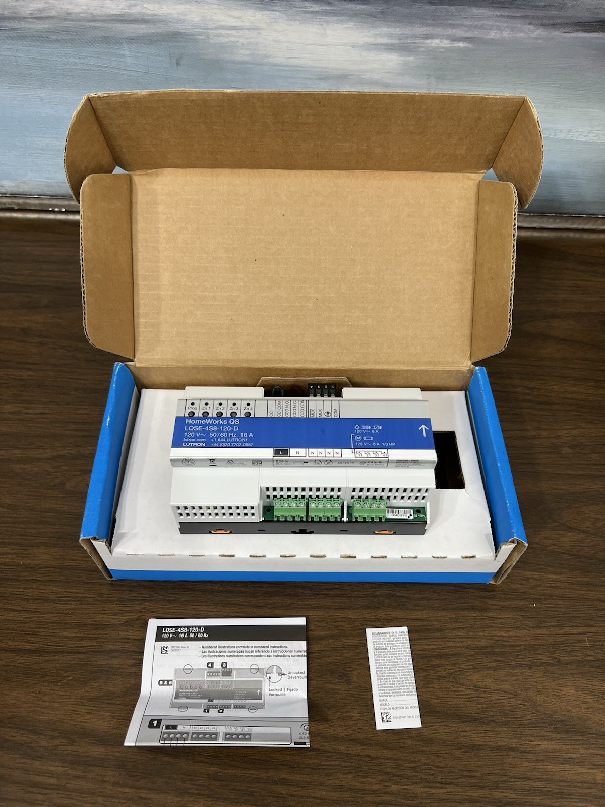 Lutron HomeWorks QS LQSE-4S8-120-D Switching Power Module - ( PRICE FOR 1 UNIT