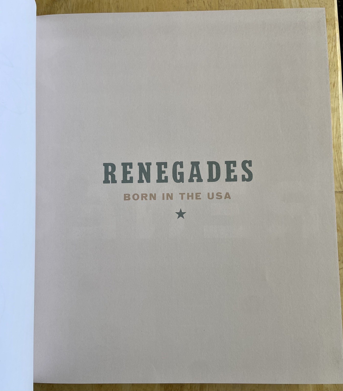 GEM! Bruce Springsteen/Barack Obama Renegades Deluxe Edition DUAL SIGNED Book