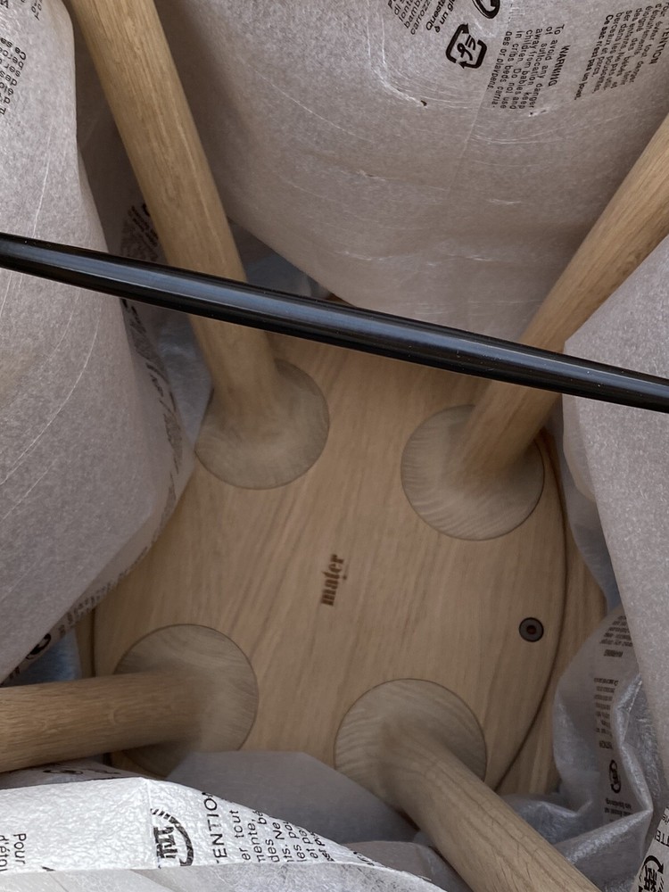 Mater Space Premium Edition Soaped Oak Counter Stool