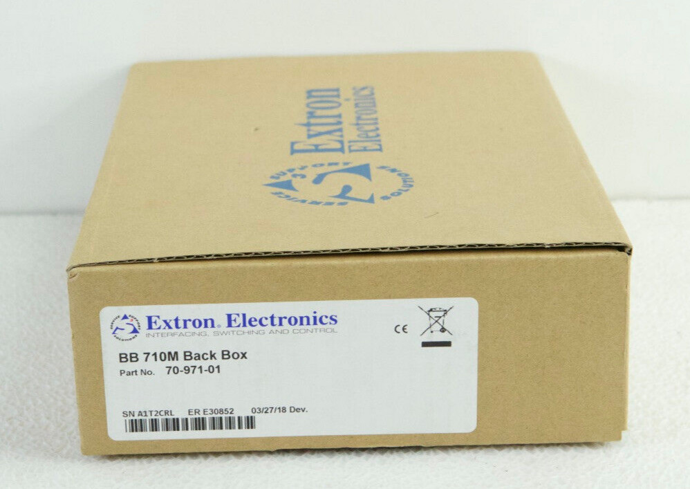 Extron BB 710M 70-971-01 Back Box For Touchlink L105