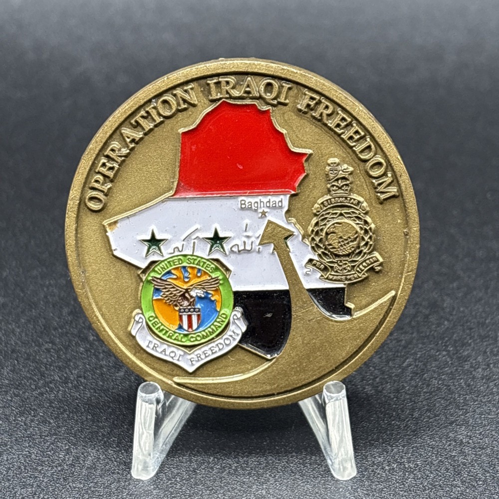 Operation Iraqi Freedom Central Command Challenge Coin