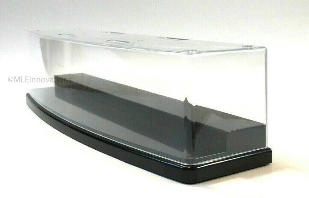 Hot Wheels Display Case Large Clear Acrylic Plastic Box Dust Proof Step 13" x 4"