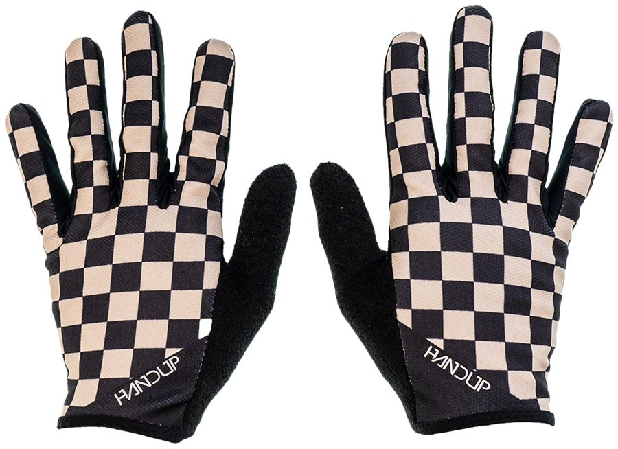Handup Most Days Gloves - Checkered Black/Tan, Medium