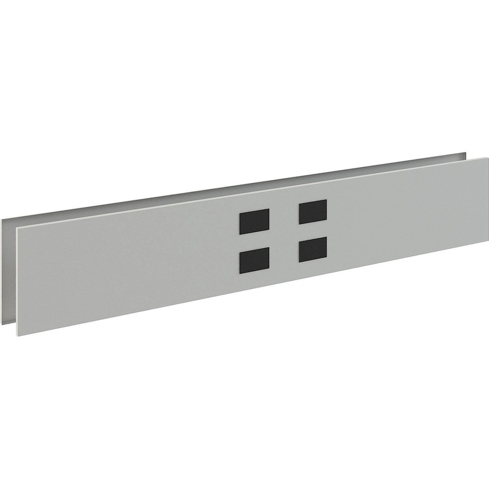 Interion Modular Partition Raceway Power Kit With Data For Desktop Raceway 48"W