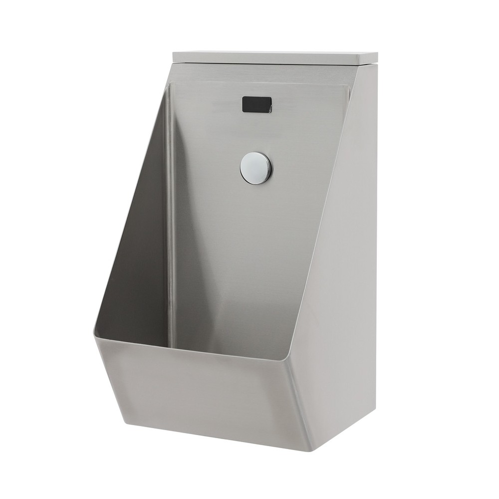 Wall Mounted Sensor Urinal Automatic Sensor Urinal Toilet for Men Toilet Silver