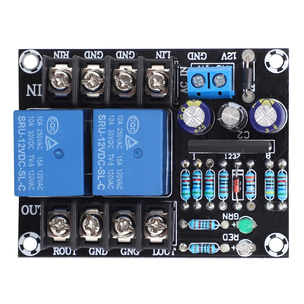 Speaker Protection Board DualChannel Voltage Regulator Delay Module AC1215V