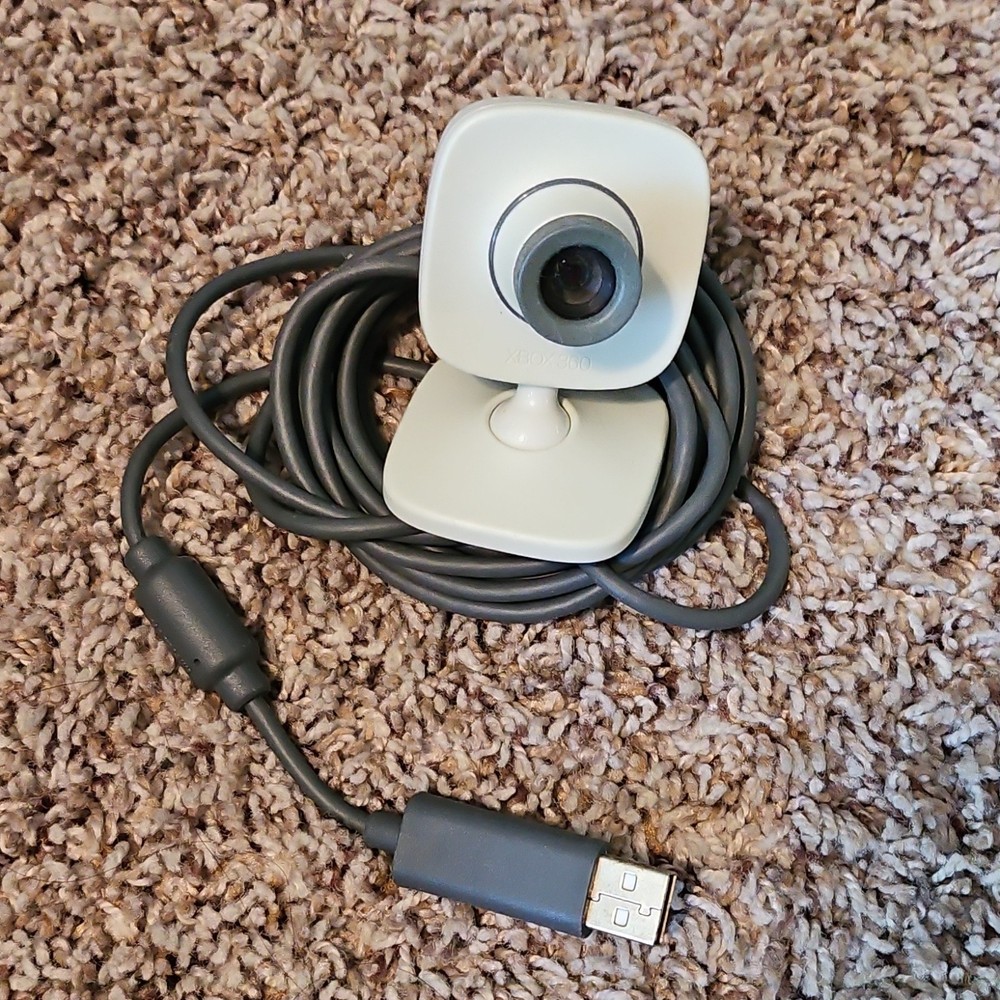 Microsoft Xbox 360 Live Vision Camera White USB Wired Console Accessory