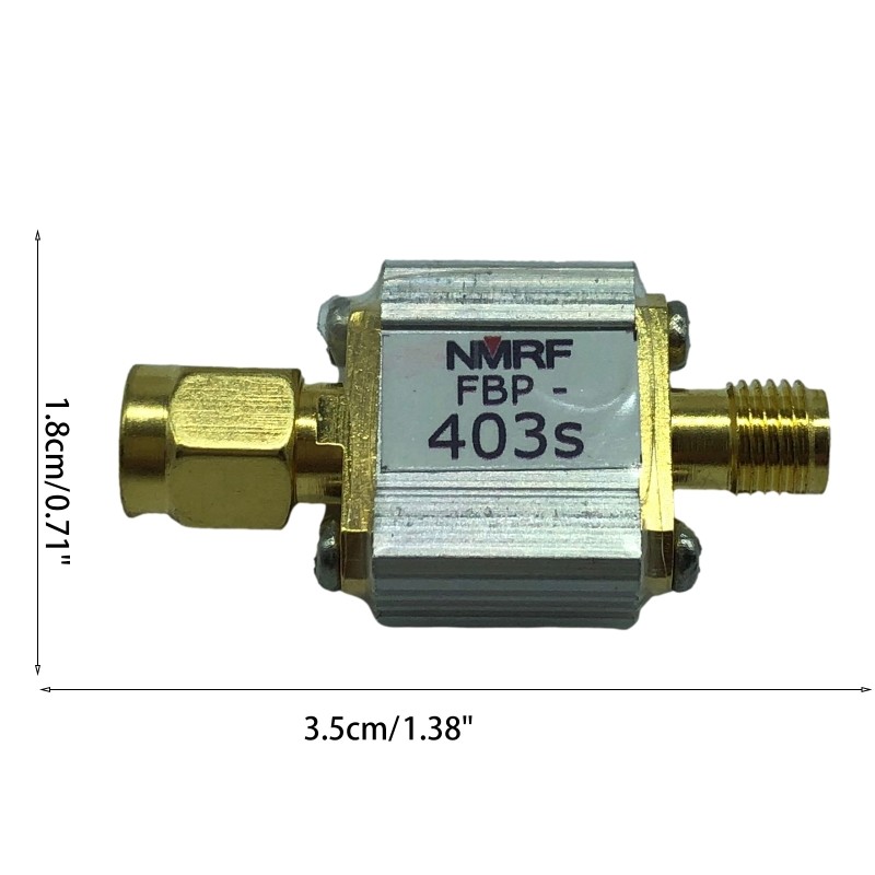 Bandwidth Filter RF Coaxial SMA Interface FBP-403s 403MHz Low-pass