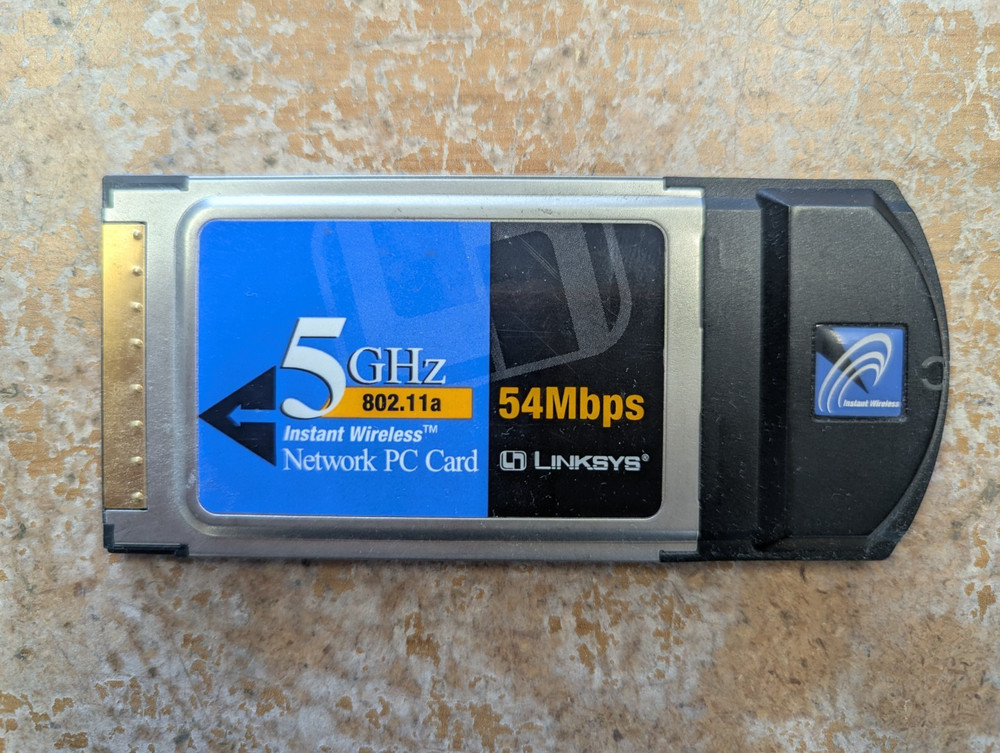 Linksys 5GHz 54Mbps Network PC Card Model: WPC54A