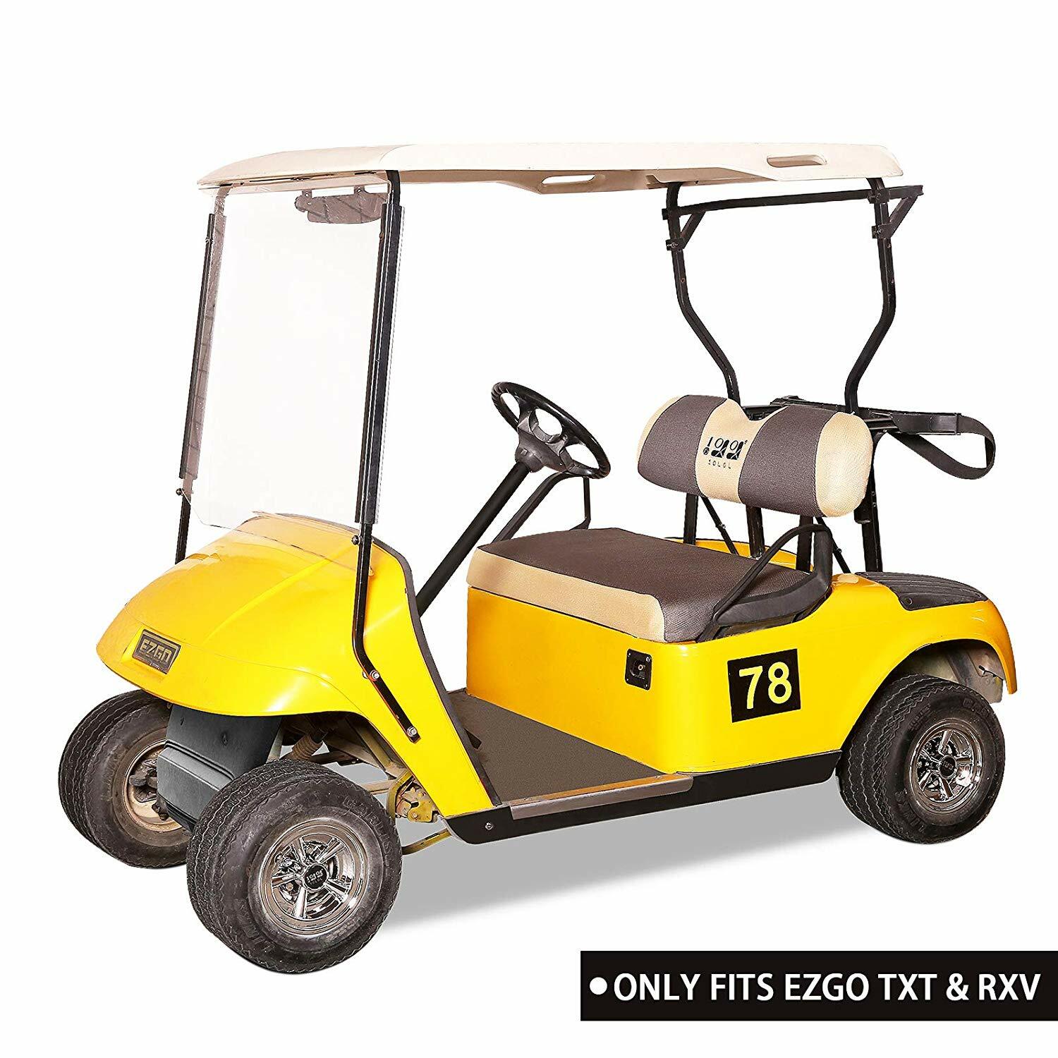 10L0L Mesh Golf Cart Front Seat Cover Set for EZGO RXV TXT Club Car DS -S size