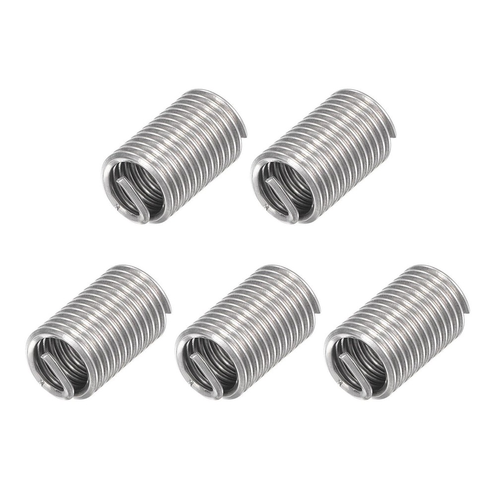 3/8-16 UNC 2.5D 304 Stainless Steel Wire Thread Insert Threaded Sleeve 5pcs