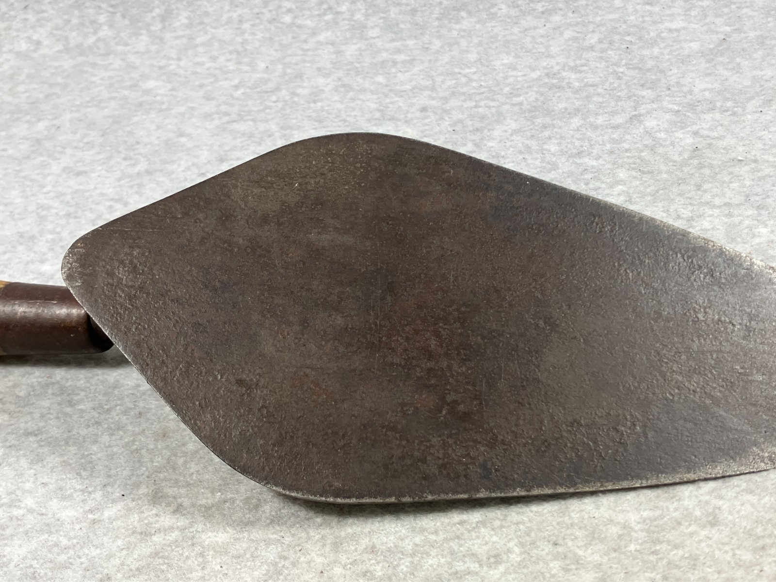 Vintage Trowel With Wood Handle Large 11" Blade