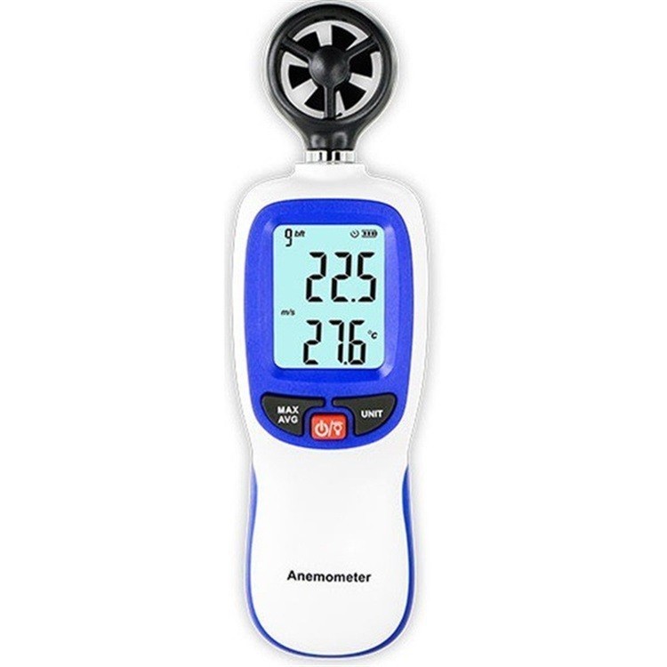 Professional Digital Wind Speed And Temperature Meter (Range 30m/s Five-Switch