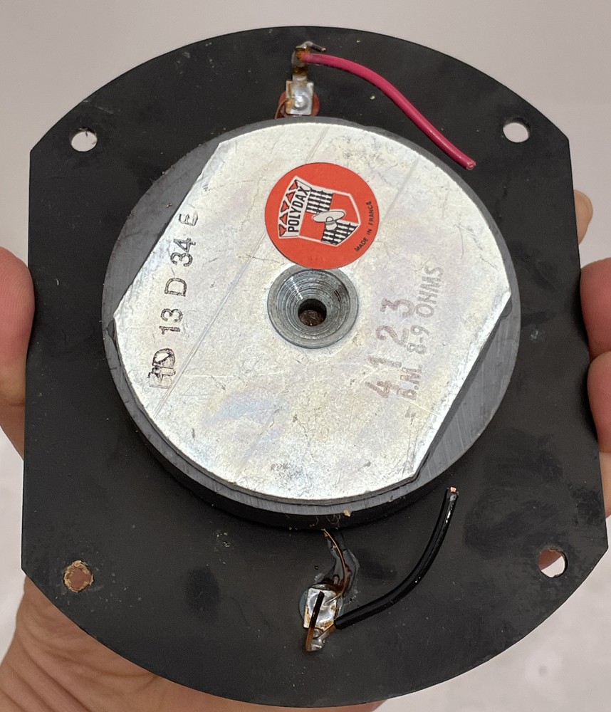 Thiel 4123 B.M. 8-9 OHMS tweeter