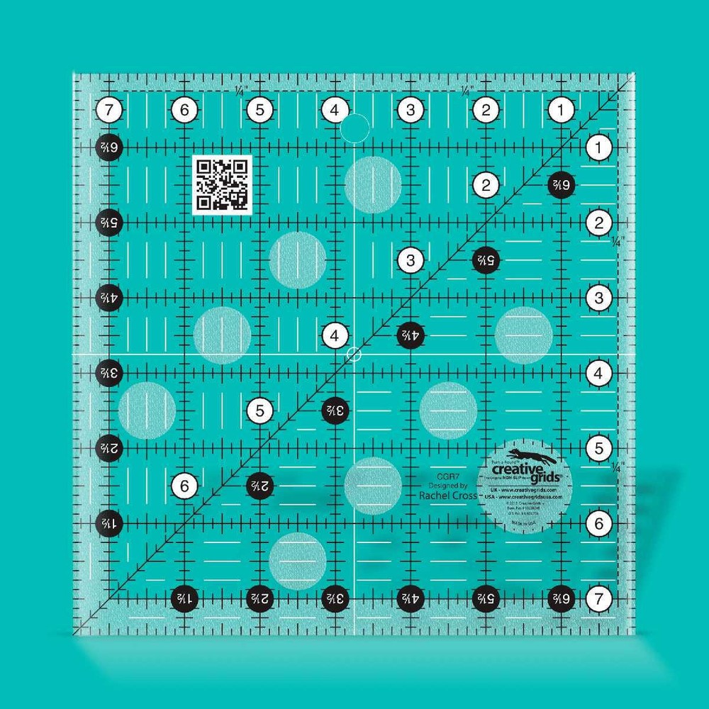 Creative Grids -- Quilt Ruler 7-1/2in Square