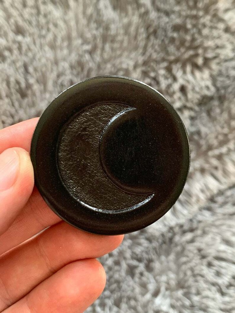 Orgonite® Black Moon Mini Disc - Orgone Generator® - EMF Shield - Black Shungite