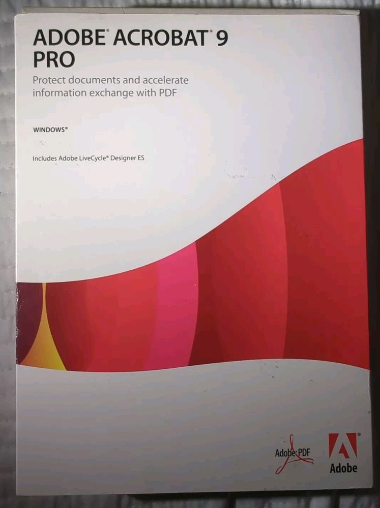 Adobe Acrobat 9 Pro Professional for Windows Pdf