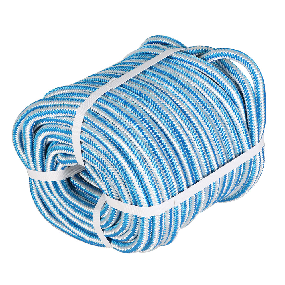 Arborist Tree Rope 16 Strand Braided Nylon Core Polyester 1/2" × 150'