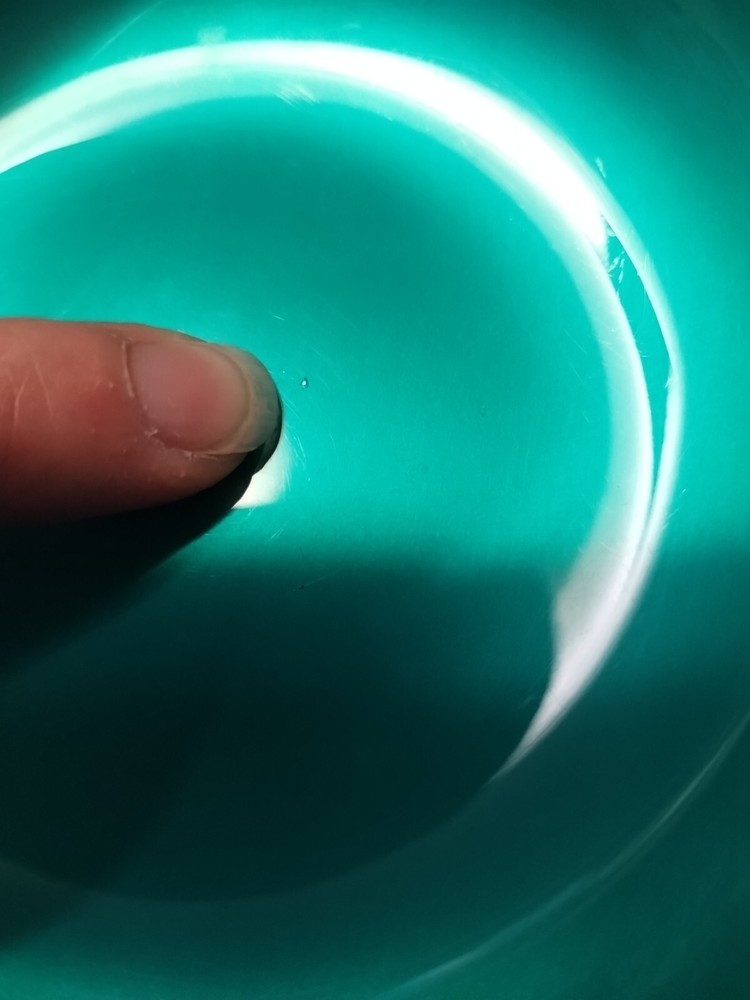 Vtg Reed & Barton TEAL GREEN Silver Plate Enamel Bowl small trinket candy 192