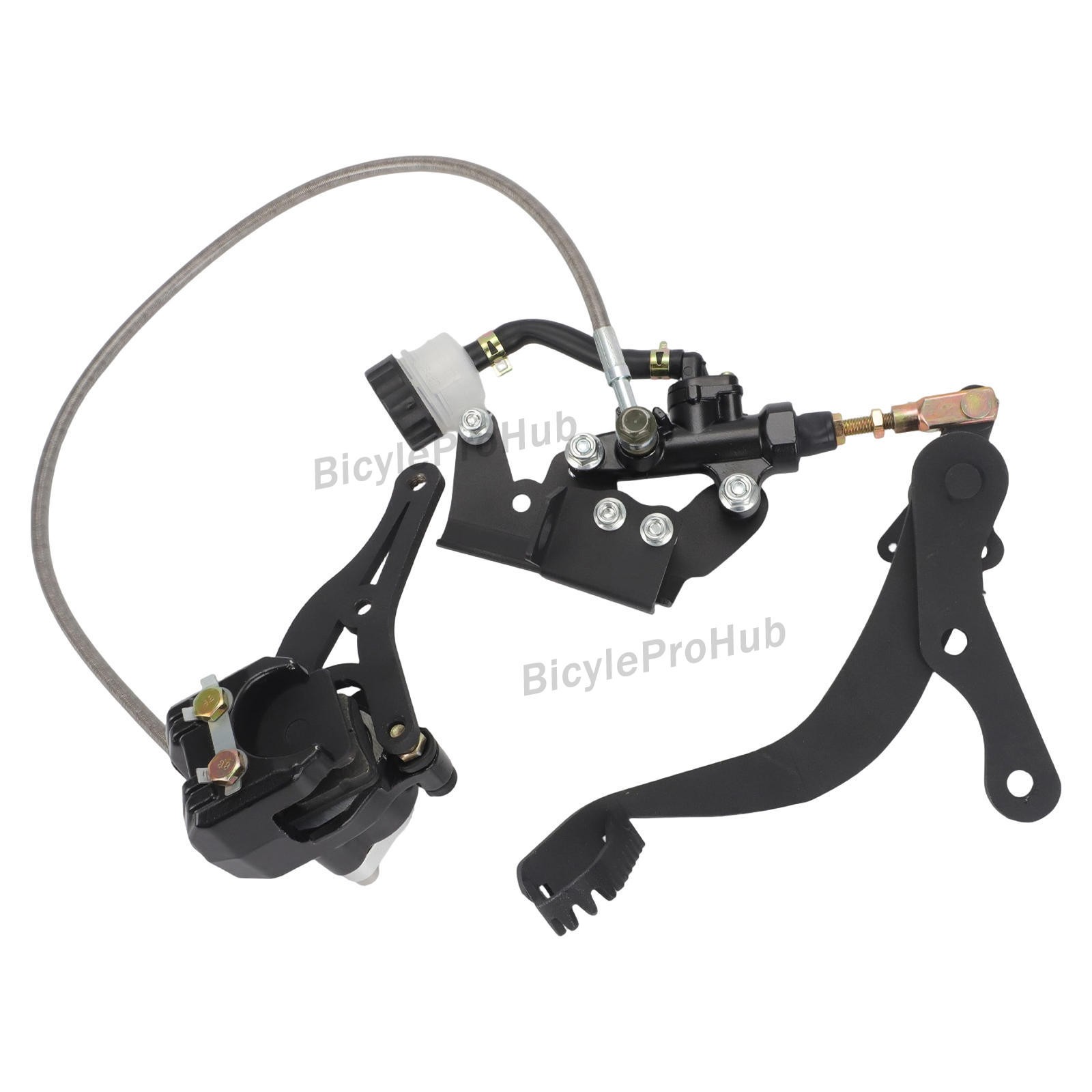 Complete Rear Hydraulic Brake Kit For 88-02 Yamaha Blaster YFS200 BOLT ON AND GO