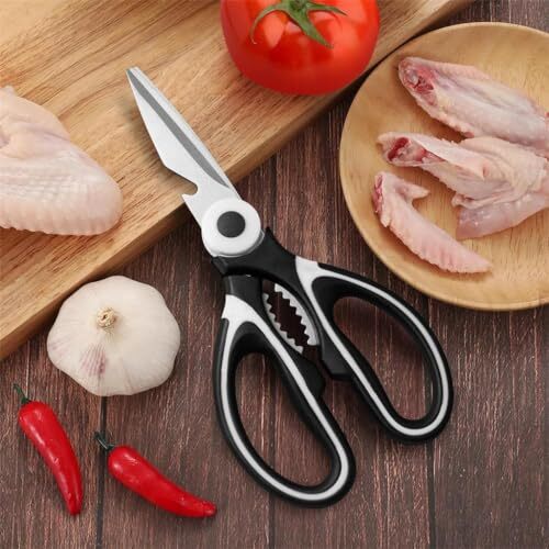 Chef Kitchen Shears Sharp Scissors Stainless Steel Meat Chicken Professional